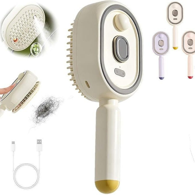 Electric Spray Massage Hair Comb ? Rechargeable Scalp Care & Hair Growth Brush