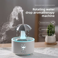 RainGlow? Colorful Raindrop Aromatherapy Diffuser - LED Mist Humidifier