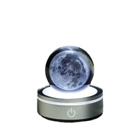 CrystalGlow™ 3D Engraved Crystal Ball - Color-Changing LED Night Light