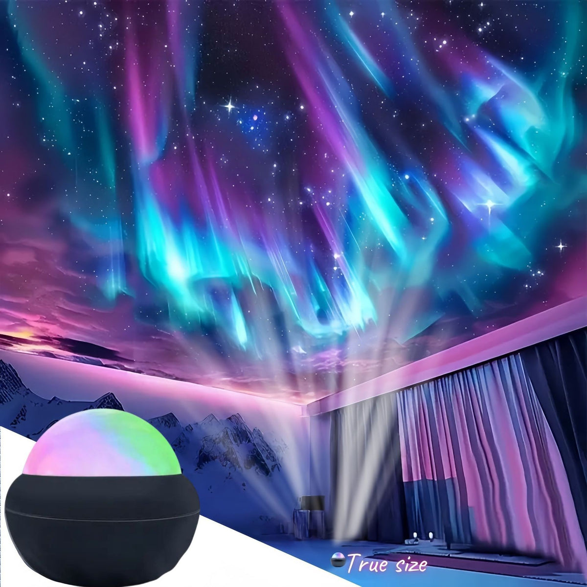 LumiGlow™ LED Projection Lamp - Ambient Mood & Sunset Light Projector