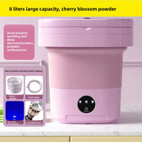 AquaMini™ Portable Washing Machine - Compact Foldable Laundry Washer