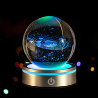 CrystalGlow™ 3D Engraved Crystal Ball - Color-Changing LED Night Light