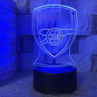 GlowKick™ 3D Football LED Night Light - Club Edition Lamp