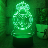 GlowKick™ 3D Football LED Night Light - Club Edition Lamp