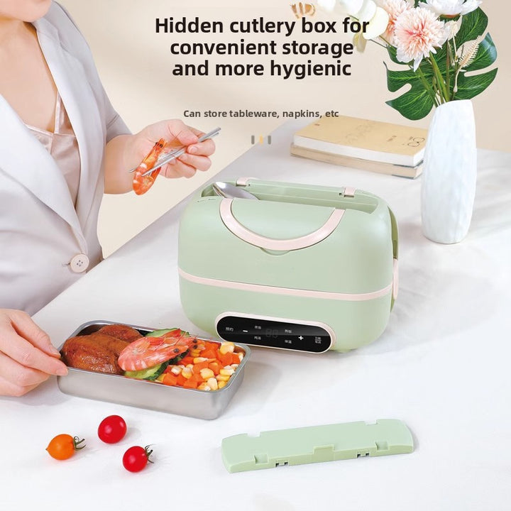 HeatBento™ Portable Electric Lunch Box – Self-Heating Food Warmer